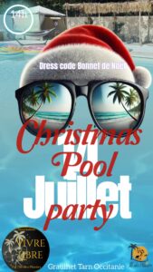 Christmas in July beach party event design te